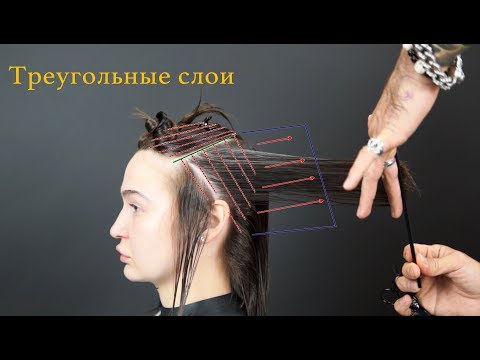 Видео: КАК ПРАВИЛЬНО СТРИЧЬ ТРЕУГОЛЬНЫЕ СЛОИ / Денис Елютин