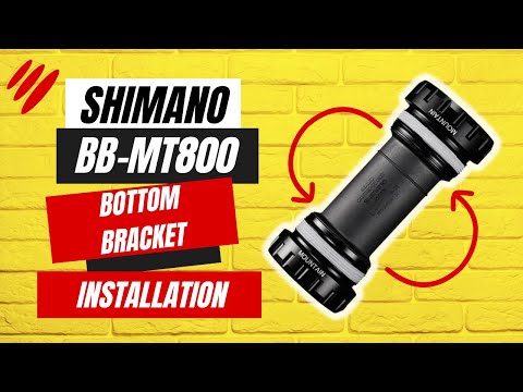 Видео: Установка каретки Shimano Hollowtech II — BB-MT800