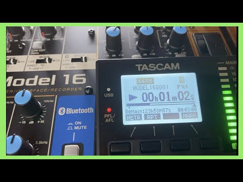 Видео: Обзор Tascam Model 16 — многодорожечный рекордер Tascam, интерфейс USB — не контроллер DAW (ой!)