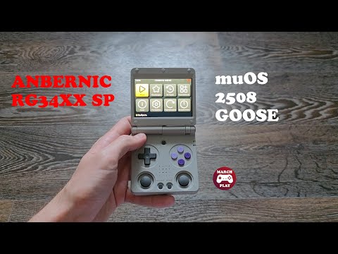 Видео: ANBERNIC RG34XX SP на muOS 2508 Goose