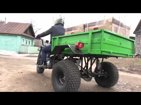 Видео: Грузовой трицикл Тритон-4 (Ижтехмаш). Часть 2.