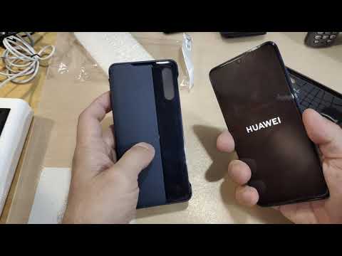 Видео: Смарт чехол и броня (2 сразу) на huawei p30 lite (2020г, 6\256)