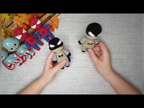Видео: #амигурумибум неделя Супер героев)) с 25 по 31.10/9 игрушек =35