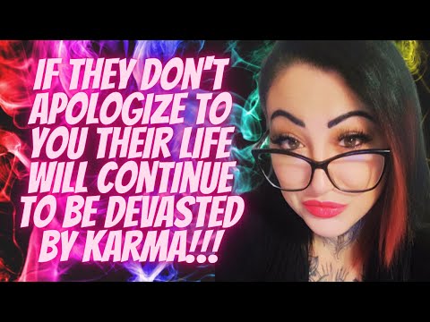 Видео: ✨Если они не извинится перед вами, их жизнь будет продолжать разрушаться кармой!!!
