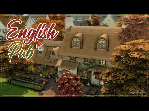 Видео: Английский паб🍂│Строительство│English pub│SpeedBuild│NO CC [The Sims 4]