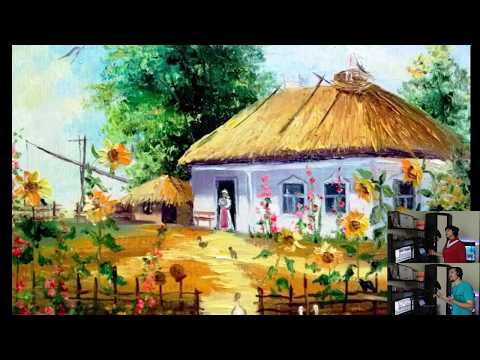 Видео: "Біла хата в саду..."