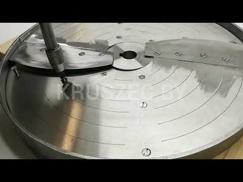 Видео: Двухножевой диск с регулировкой реза от 1 до 10мм, для шинковки капусты Ш 40