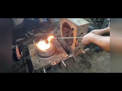 Видео: Первая отливка кожуха.