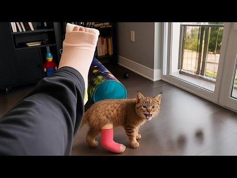 Видео: Я живу с рысью, которая копирует каждое мое движение. Попробуй не улыбаться, наблюдая за его глуп...