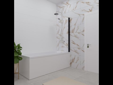 Видео: Сборка шторы на ванну Triton Соло Блэк  Solo Black