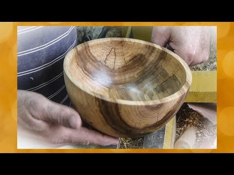 Видео: Красивая чаша из Грецкого Ореха/Все этапы изготовления за 10 минут