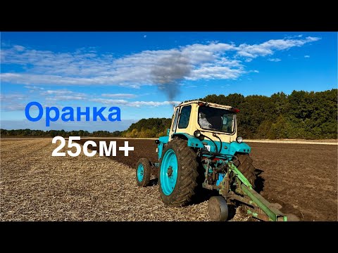 Видео: Старенький ЮМЗ-6 в оранці та плуг ПЛН 3-35