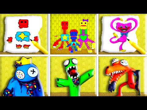 Видео: ЭВОЛЮЦИЯ МОРФЫ БОКСИ БОКС ПЛЕЙТАЙМ 3, РАДУЖНЫЕ ДРУЗЬЯ В ЗАКУЛИСЬЕ в ROBLOX!