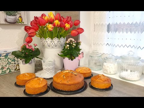 Видео: Тортики с ягодой малиной!Кескс с изюмом!