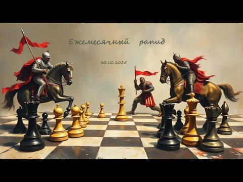 Видео: Ежемесячный рапид по шахматам  на lichess.org 30/10/2025