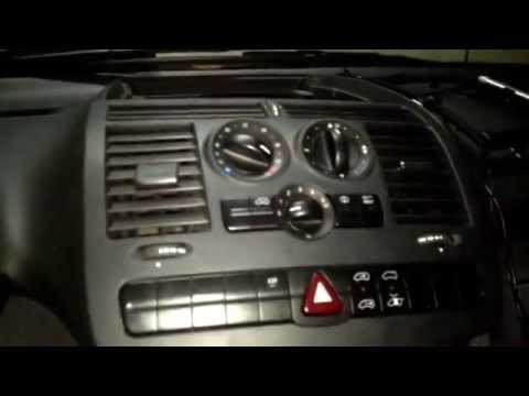 Видео: Печка, вентилятор, резистор, переключатель и панель климата на Mercedes-Benz Vito 639 (111).