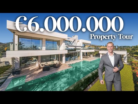 Видео: Внутри нового современного дома стоимостью 6.000.000€ - Усадьба в Марбелье Золотая Миля | Друмелия