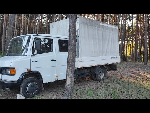 Видео: Ремонт грузовика Мерседес 609D. Установка кардана после реставрации, и проверка его в работе. #7.