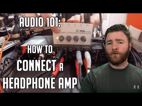 Видео: Аудио 101: Как подключить внешний усилитель для наушников