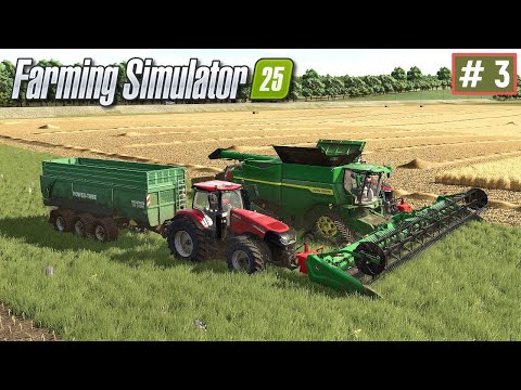 Видео: Iowa Plains FS25 - ГРИБЫ.  Уборка ПШЕНИЦЫ.  Тюкую СОЛОМУ # 3