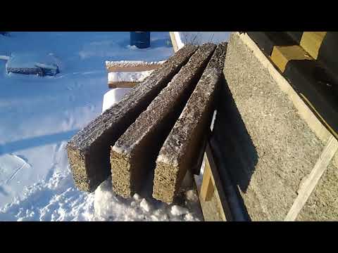 Видео: Строительство из арболита на свайно-винтовом фундаменте.