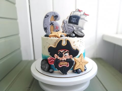 Видео: КОНДИТЕРСКИЙ ВЛОГ🧁Капкейки🎂 Пиратский Торт Соберем Вместе