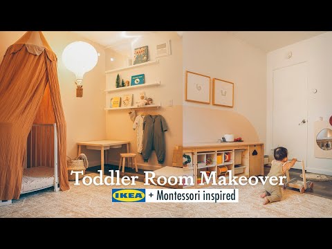 Видео: Преображение детской комнаты с помощью лайфхаков из IKEA! Спальня/игровая комната для малышей в с...