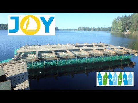 Видео: Катамаран из пластиковых бутылок – Понтон на воде / Catamaran of plastic bottles – Pontoon