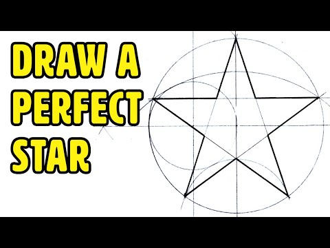 Видео: Как нарисовать идеальную звезду