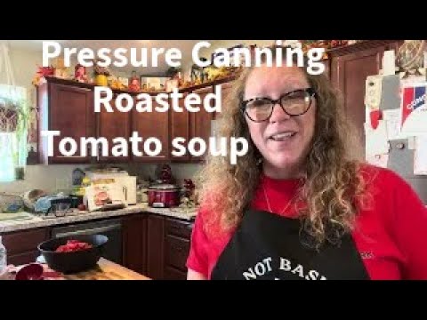 Видео: Суп из жареных томатов, консервированный под давлением