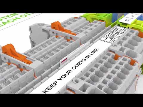 Видео: Многофункциональные перемычки для клемм серии TOPJOB®S компании WAGO