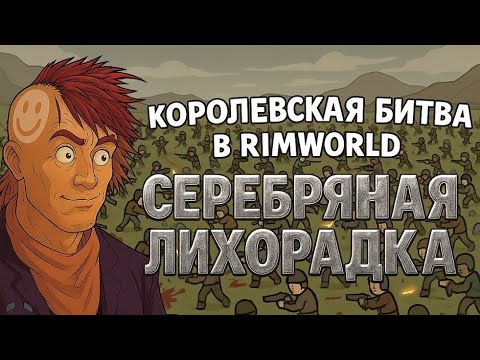 Видео: Королевская битва в Rimworld - Серебряная лихорадка