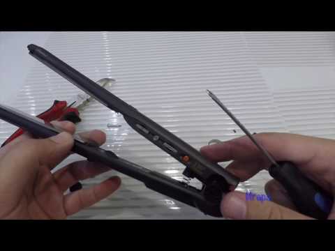 Видео: Ремонт выпрямителя волос (плойки) BaByliss. Repair of hair straightener (curling iron) BaByliss.