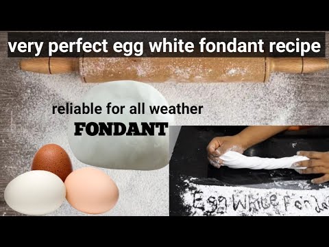 Видео: Фондан из яичного белка/Создайте самый идеальный фондан из яичного белка