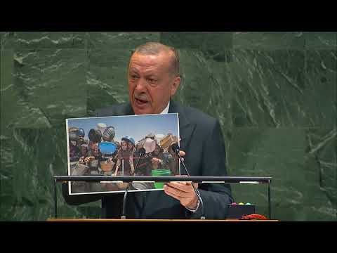 Видео: Выступление президента Турции Реджепа Тайипа Эрдогана на 80-й сессии Генассамблеи ООН