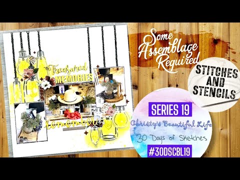 Видео: Стежки и трафареты | #30dscbl — Драгоценные воспоминания