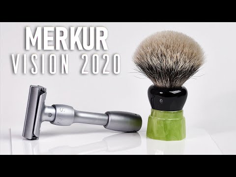 Видео: Merkur VISION 2000. Мыло и помазок YAQI. ТДС Каяпут Гурьюнский | Бритьё с HomeLike Shaving