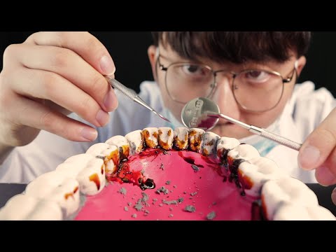 Видео: ASMR🦷 Стоматолог чистит и лечит Ваши зубки