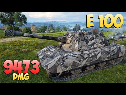 Видео: E 100 - 7 Kills 9.4K DMG - Вечный! - Мир Танков