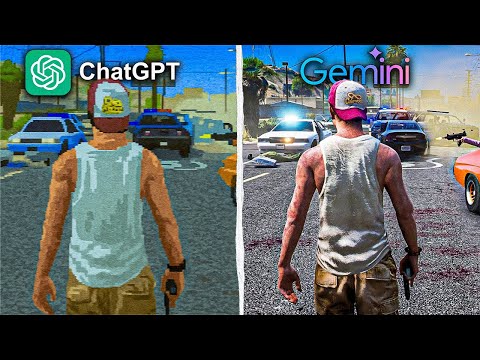 Видео: ChatGPT против Gemini: создайте GTA 6 с нуля