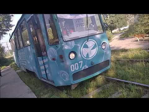 Видео: Усолье-Сибирское -  Необычный 71-605РМ по 2 (небольшая часть обратного пути от ПЗО)