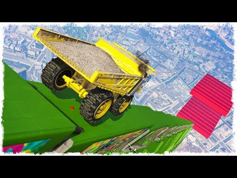 Видео: АДСКИЙ СПУСК НА БЕЛАЗЕ В GTA ONLINE!!! ЦАРЬ С ГОРЫ!!!