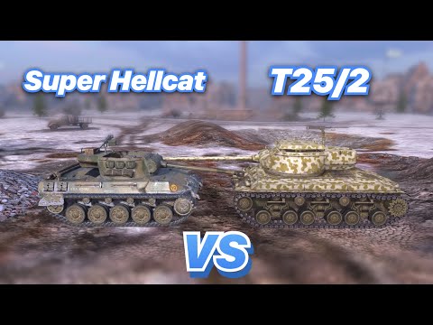 Видео: НА ЗАБИВ#98 | Американские ПТ-САУ | Super Hellcat vs T25/2 | WoT Blitz | Zlobina Liza