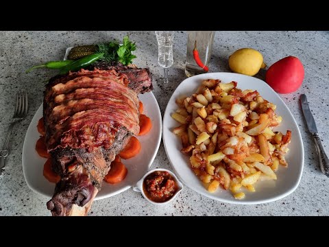 Видео: НОГА КОСУЛИ в ДУХОВКЕ. Выпуск №850