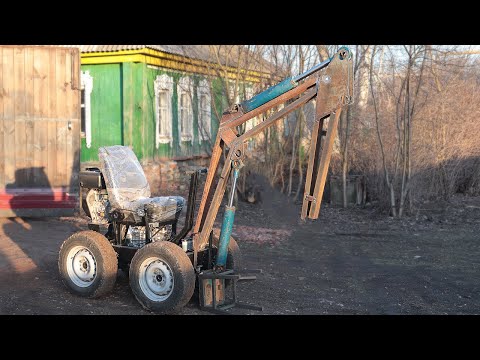 Видео: Стрела для мини-экскаватора (6 серия).