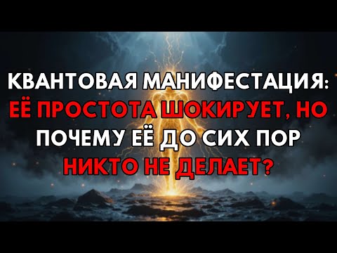 Видео: Главный Секрет Квантовой Манифестации: Почему Проще Не Бывает, А Делают Лишь Единицы?