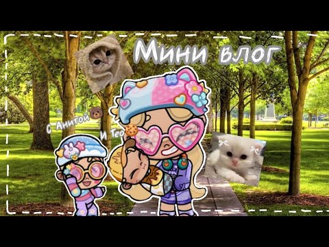 Видео: 🍪°Мини влог с Анитой и Тео°🐻