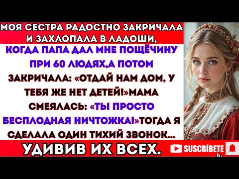 Видео: Моя сестра радостно закричала и захлопала в ладоши, когда папа ударил меня при 60 людях. Тогда я