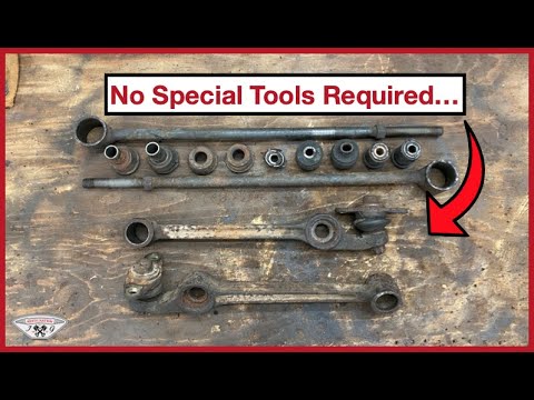 Видео: Как снять втулки подвески без пресса и специальных инструментов