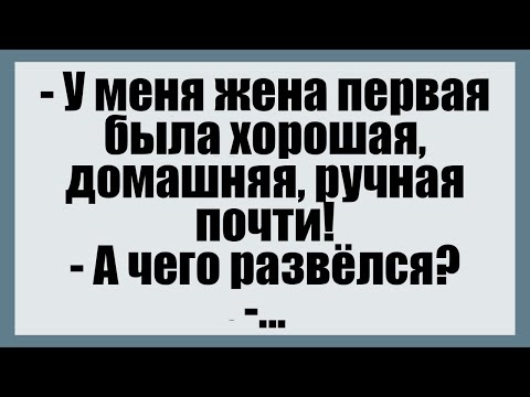 Видео: У меня жена первая была хорошая - Смешные анекдоты